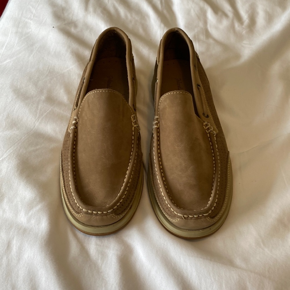 Island stags 12 rudder never worn.  No box.